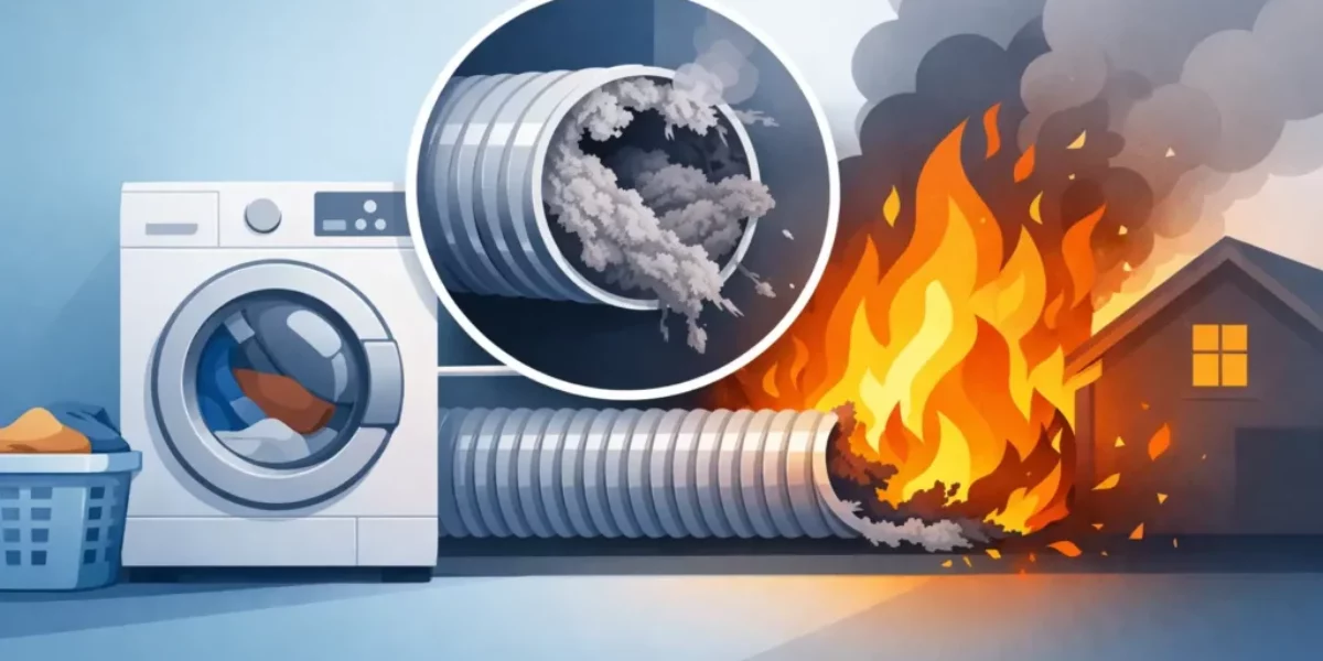 Can Clogged Dryer Vent Cause Fire?