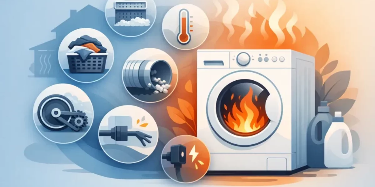 7 Top Causes of Dryer Overheating