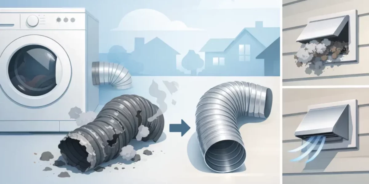 Dryer Vent Hose Replacement: When It’s Needed