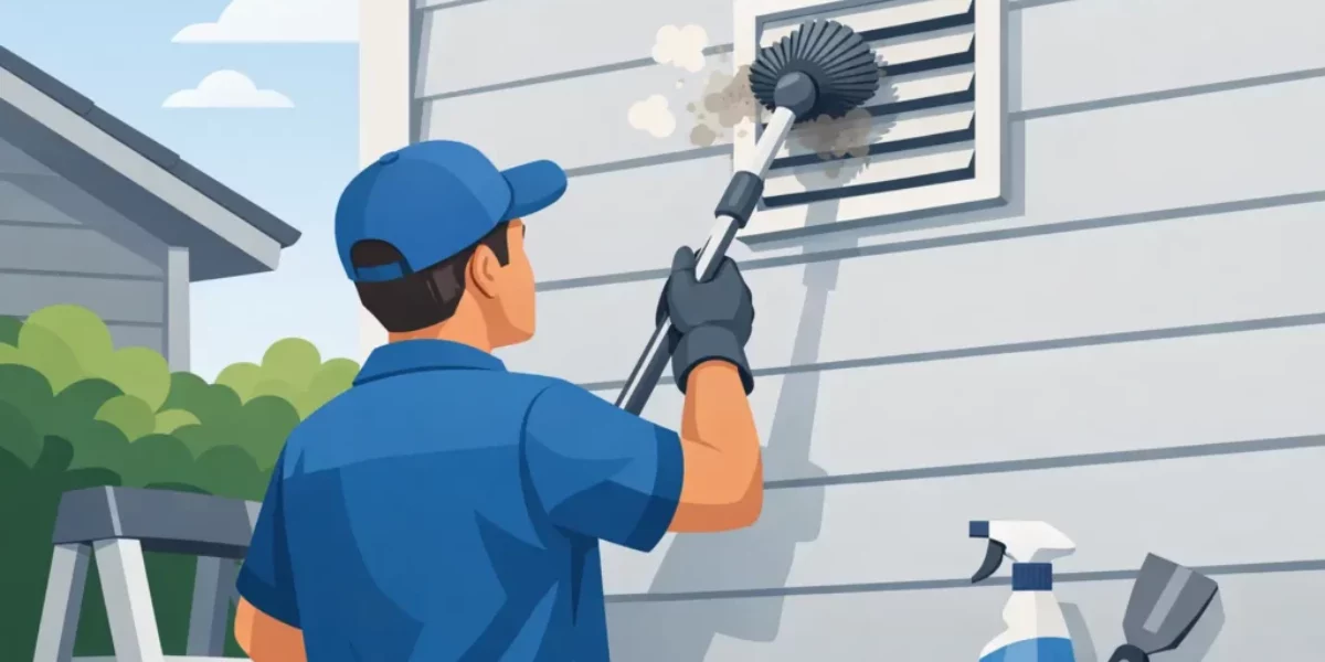 How to Clean Exterior Vent Safely