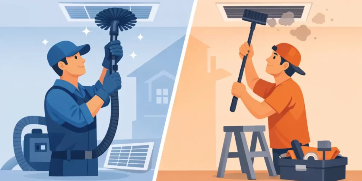 Professional Vent Cleaning vs DIY