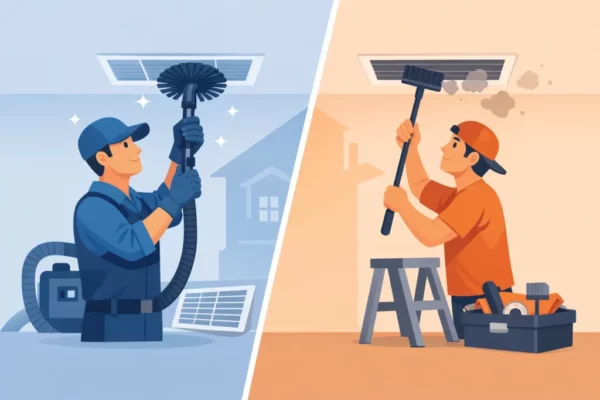 Professional Vent Cleaning vs DIY