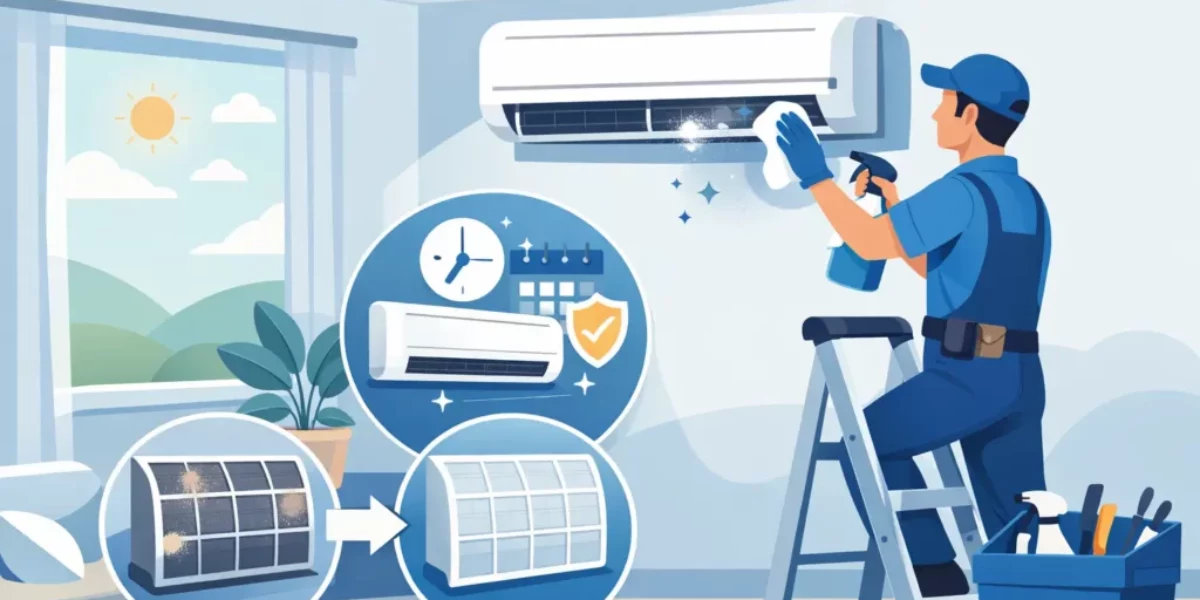When to Book a Mini Split Cleaning Service