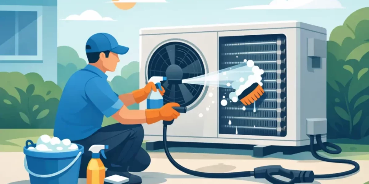 How to Clean Heat Pump Coils Safely at Home