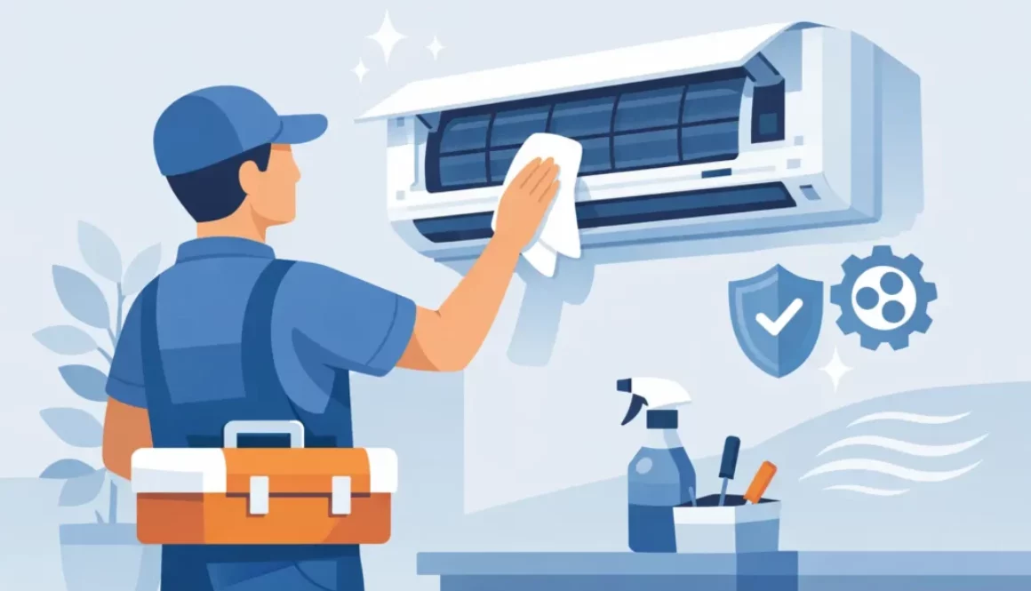 How to Maintain a Heat Pump Indoor Unit Safely