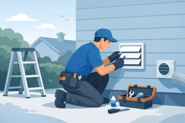 Exterior Vent Flap Stuck? Fix It Safely